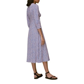 Floral Garden Print Midi Dress