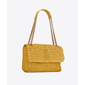 Niki Medium Raffia Bag