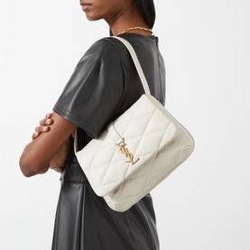 Le 5 &Agrave; 7 Quilted Leather Hobo Bag