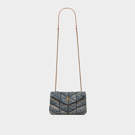 Puffer Toy Denim Mini Bag