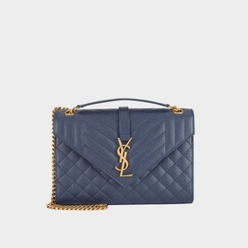 Envelope Medium Quilted Leather Bag