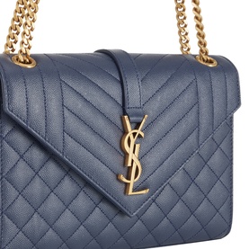 Envelope Medium Quilted Leather Bag