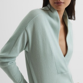 Amelia Cashmere Shawl Collar Sweater