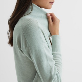 Amelia Cashmere Shawl Collar Sweater