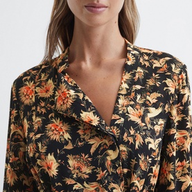 Lula Vintage Print Flippy Dress