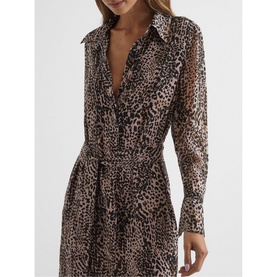 Tabitha Animal Print Midi Dress