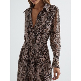 Tabitha Animal Print Midi Dress