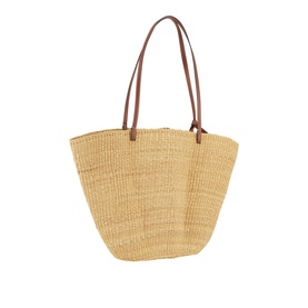 Shell Elephant Grass & Calf Basket Bag