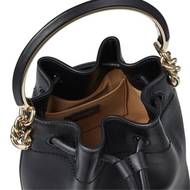 Bon Bon Leather Bucket Bag