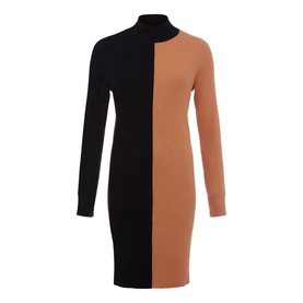Eris Ribbed Colour Block Knit Tunic