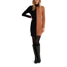 Eris Ribbed Colour Block Knit Tunic