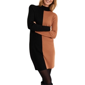 Eris Ribbed Colour Block Knit Tunic