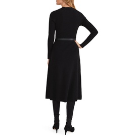 Reese Ribbed Midi Belted Knit Dress