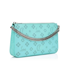 Loubila Loubinthesky Perforated Monogram Leather Clutch