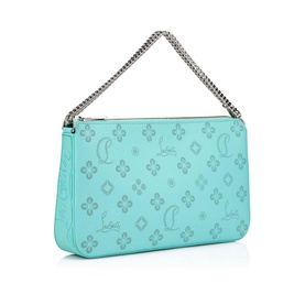 Loubila Loubinthesky Perforated Monogram Leather Clutch