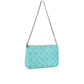 Loubila Loubinthesky Perforated Monogram Leather Clutch