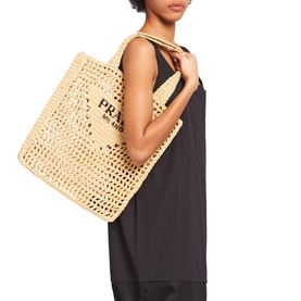 Raffia Tote Bag