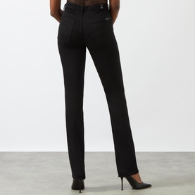 Kimmie Bair Mid Rise Straight Leg Jeans