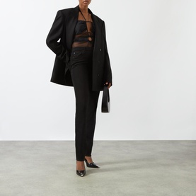 Kimmie Bair Mid Rise Straight Leg Jeans