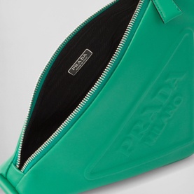 Triangle Leather Shoulder Bag