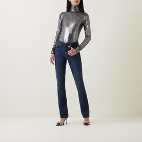 Kimmie Bair Mid-Rise Straight Leg Jeans