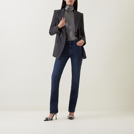 Kimmie Bair Mid-Rise Straight Leg Jeans