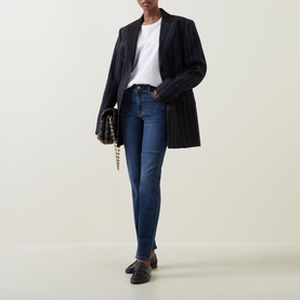 Roxanne Mid Rise Slim Leg Jeans