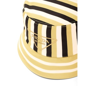 Striped Re-Nylon Bucket Hat