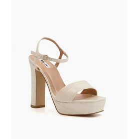 Matche Croc Effect Platform Heels