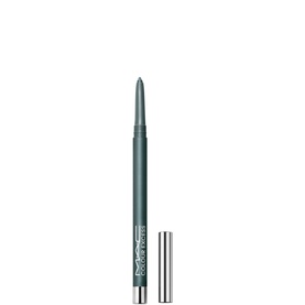 MAC Colour Excess Gel Pencil Eye Liner in Hell-Bent, deep teal retractable pencil with silver cap, 0.35g