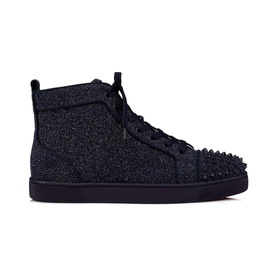 Lou Spikes Glitter High Top Trainers
