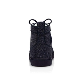 Lou Spikes Glitter High Top Trainers