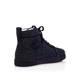 Lou Spikes Glitter High Top Trainers