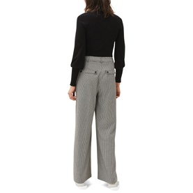 Karrie Dogtooth Wide Leg Trousers