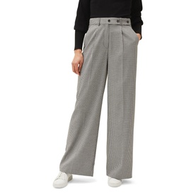 Karrie Dogtooth Wide Leg Trousers