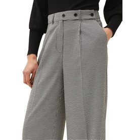 Karrie Dogtooth Wide Leg Trousers