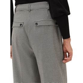 Karrie Dogtooth Wide Leg Trousers