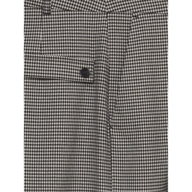 Karrie Dogtooth Wide Leg Trousers