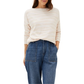 Cida Zebra Jacquard Knit Sweater