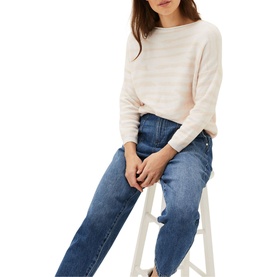 Cida Zebra Jacquard Knit Sweater
