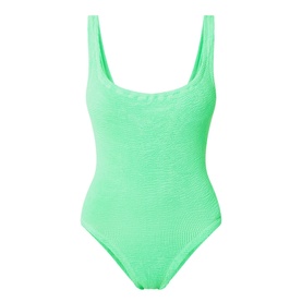 Square Neck Crinkle Swimsuit