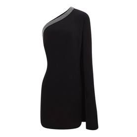 Marlene One Shoulder Embellished Mini Dress