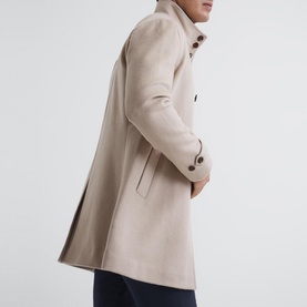 Moat Funnel Neck Overcoat
