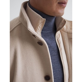 Moat Funnel Neck Overcoat