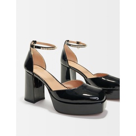 Franci Patent Platform Block Heels