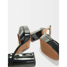Franci Patent Platform Block Heels