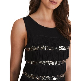 Sofianne Fringe Midi Dress