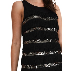 Sofianne Fringe Midi Dress