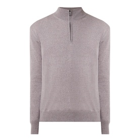 Half-Zip Merino Knit Sweater