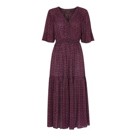 Bella Twist Dot Midi Dress